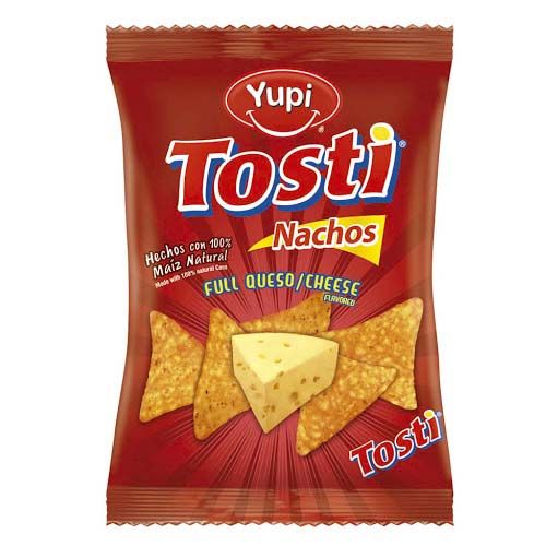 YUPI Tosti Arepa Sabor Queso y Mantequilla 28 gr. - India